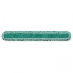 HYGEN Dust Mop Heads With Fringe, Green, 60 in., Microfiber, Cut-End