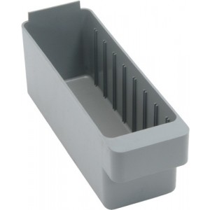 Super Tuff Euro Drawers 11-5/8" x 3-3/4" x 4-5/8" Gray