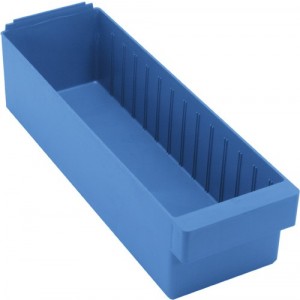 Super Tuff Euro Drawers 17-5/8" x 5-9/16" x 4-5/8" Blue