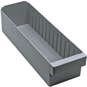 Super Tuff Euro Drawers 17-5/8" x 5-9/16" x 4-5/8" Gray