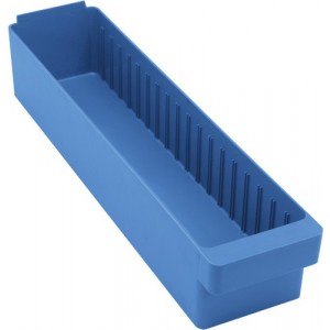 Super Tuff Euro Drawers 23-7/8" x 5-9/16" x 4-5/8" Blue