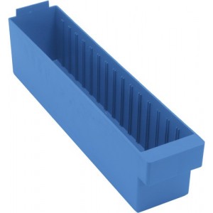 Super Tuff Euro Drawers 17-5/8" x 3-3/4" x 4-5/8" Blue