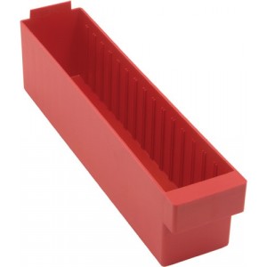 Super Tuff Euro Drawers 17-5/8" x 3-3/4" x 4-5/8" Red