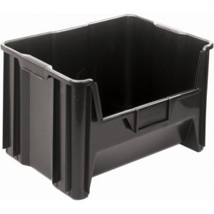 Giant Stack Container 15-1/4" x 19-7/8" x 12-7/16" Black