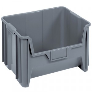 Giant Stack Container 15-1/4" x 19-7/8" x 12-7/16" Gray