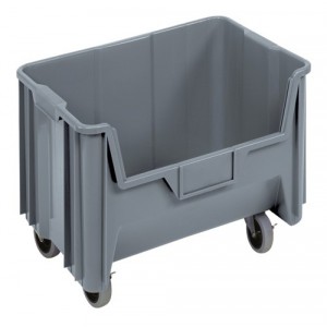 Mobile Giant Stack Container 15-1/4" x 19-7/8" x 12-7/16" Gray