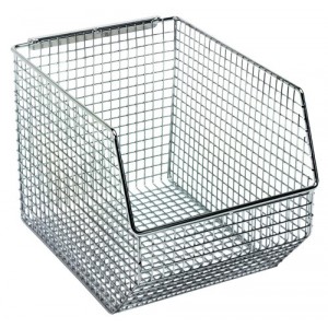 Quantum mesh stack and hang bins 10-1/2" x 8" x 7"