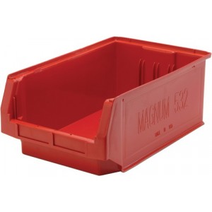 Magnum Bin 19-3/4" x 12-3/8" x 7-7/8" Red