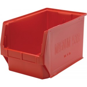 Magnum Bin 19-3/4" x 12-3/8" x 11-7/8" Red