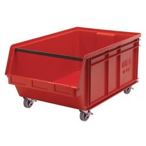 Mobile Magnum Bin 29" x 18-3/8" x 14-7/8" Red