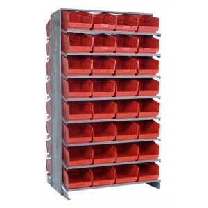 Store-more pick rack systems 24" x 36" x 63-1/2" Red