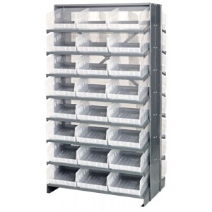 Clear-view store-more pick rack systems 