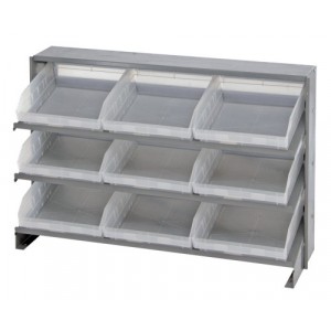 Clear-view pick rack systems 12" x 36" x 21"