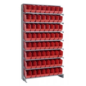 Store-more pick rack systems 12" x 36" x 63-1/2" Red