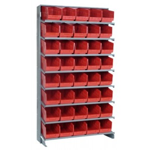 Store-more pick rack systems 12" x 36" x 63-1/2" Red