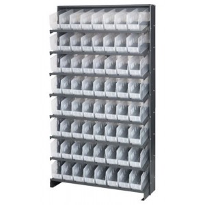 Clear-view store-more pick rack systems 18" x 36" x 63-1/2"