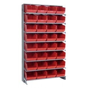 Store-more pick rack systems 12" x 36" x 63-1/2" Red