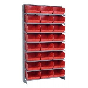 Store-more pick rack systems 12" x 36" x 63-1/2" Red