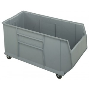 Quantum rackbin 42" containers 41-7/8" x 19-7/8" x 17-1/2" Gray