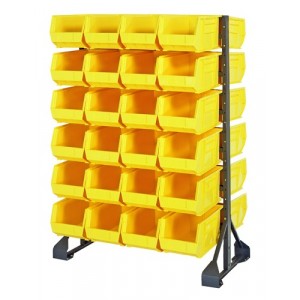 Single & double sided rail units -- complete packages 36" x 20" x 53" Yellow