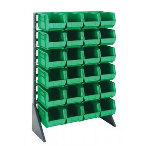 Single & double sided rail units -- complete packages 36" x 15" x 53" Green