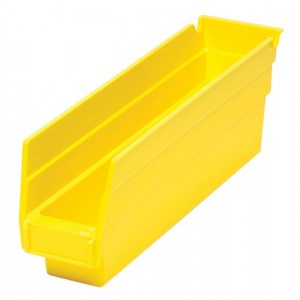 Economy Shelf Bin 11-5/8" x 2-3/4" x 4" Yellow