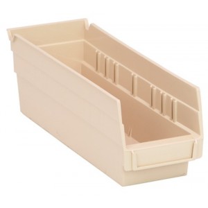 Economy Shelf Bin 11-5/8" x 4-1/8" x 4" Ivory