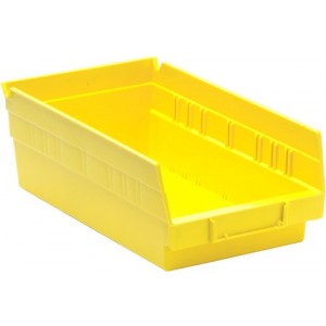 Economy Shelf Bin 11-5/8"" x 6-5/8"" x 4"" Yellow