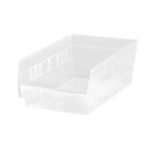 CLEAR-VIEW Economy Shelf Bin 11-5/8" x 6-5/8" x 4"