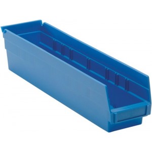 Economy Shelf Bin 17-7/8" x 4-1/8" x 4" Blue