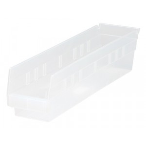 CLEAR-VIEW Economy Shelf Bin 17-7/8" x 4-1/8" x 4"