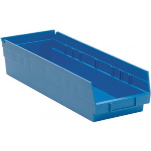 Economy Shelf Bin 17-7/8" x 6-5/8" x 4" Blue