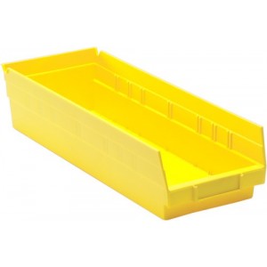 Economy Shelf Bin 17-7/8" x 6-5/8" x 4" Yellow