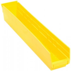 Economy Shelf Bin 23-5/8" x 4-1/8" x 4" Yellow