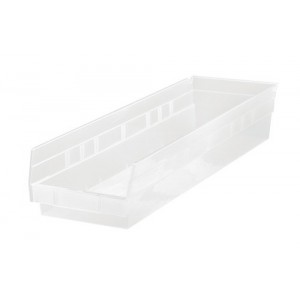 CLEAR-VIEW Economy Shelf Bin 23-5/8" x 6-5/8" x 4"