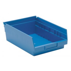 Economy Shelf Bin 11-5/8" x 8-3/8" x 4" Blue