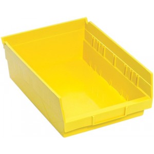 Economy Shelf Bin 11-5/8" x 8-3/8" x 4" Yellow