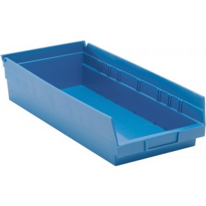 Economy Shelf Bin 17-7/8" x 8-3/8" x 4" Blue