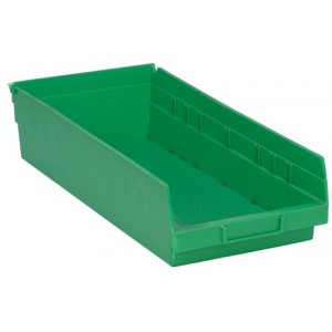 Economy Shelf Bin 17-7/8" x 8-3/8" x 4" Green