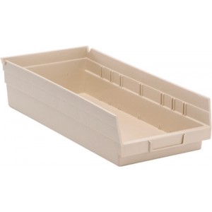 Economy Shelf Bin 17-7/8" x 8-3/8" x 4" Ivory