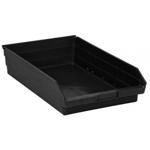 Economy Shelf Bin 17-7/8" x 11-1/8" x 4" Black