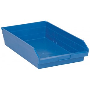 Economy Shelf Bin 17-7/8" x 11-1/8" x 4" Blue