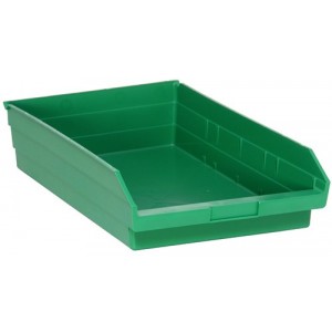 Economy Shelf Bin 17-7/8" x 11-1/8" x 4" Green