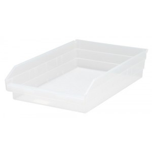 CLEAR-VIEW economy shelf bin 17-7/8" x 11-1/8" x 4"