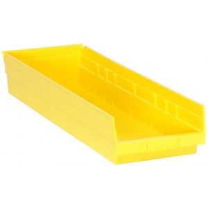 Economy shelf bin 23-5/8" x 8-3/8" x 4" Yellow