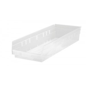 CLEAR-VIEW economy shelf bin 23-5/8" x 8-3/8" x 4"