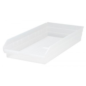 CLEAR-VIEW Economy shelf bin 23-5/8" x 11-1/8" x 4"