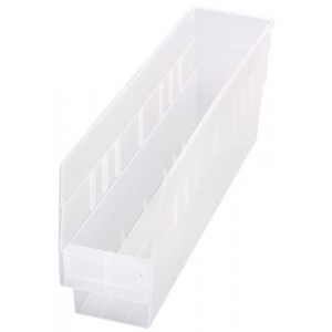 STORE-MORE 6'' Shelf Bin 17-7/8" x 4-3/8" x 6"