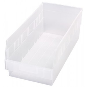 STORE-MORE 6'' Shelf Bin 17-7/8" x 8-3/8" x 6"