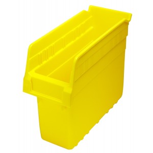 STORE-MAX 8'' Shelf Bin 11-5/8" x 4-3/8" x 8" Yellow